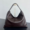 LARGE HOP 46 IN CHOCOLATE LAMBSKIN
