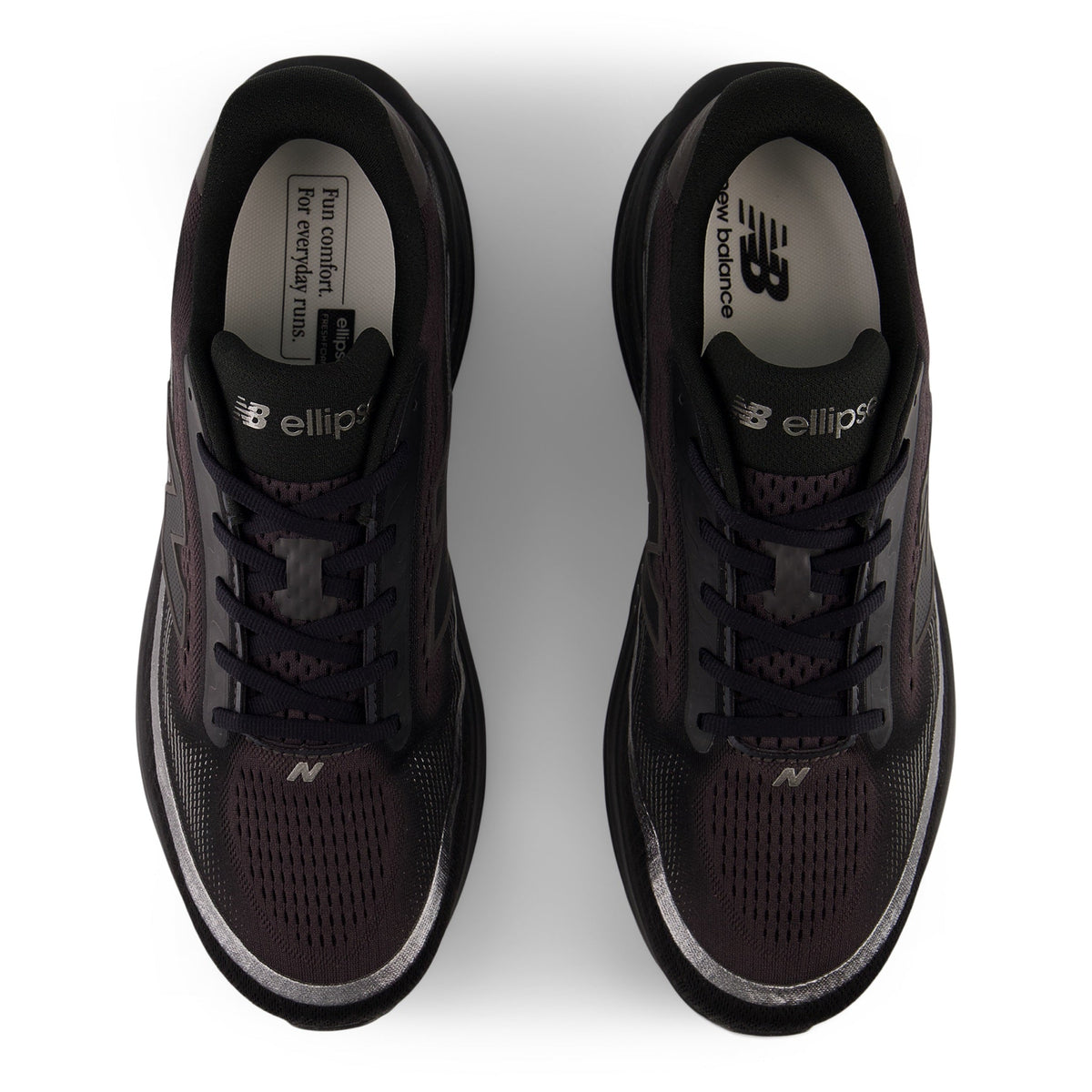New Balance Mens Ellipse - BLACK (Extra Wide)