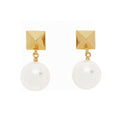 18K Valentino Pearl Earrings